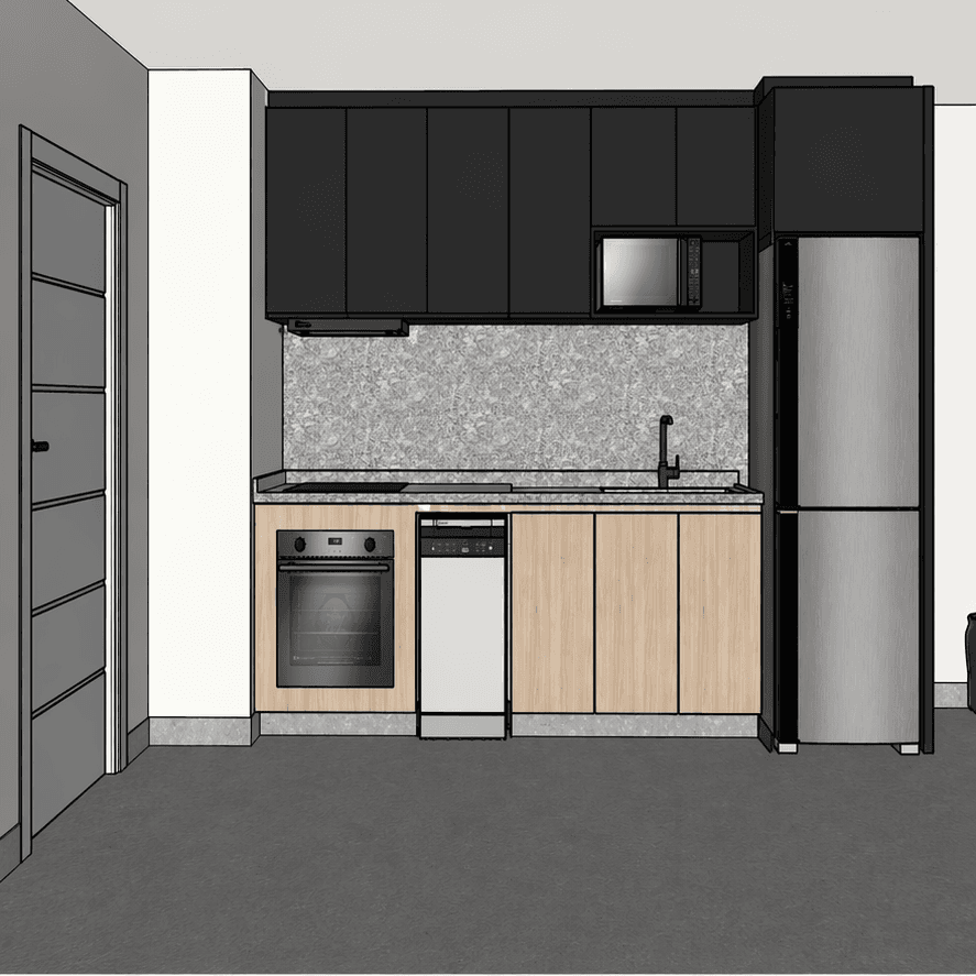 Open kitchen technical export